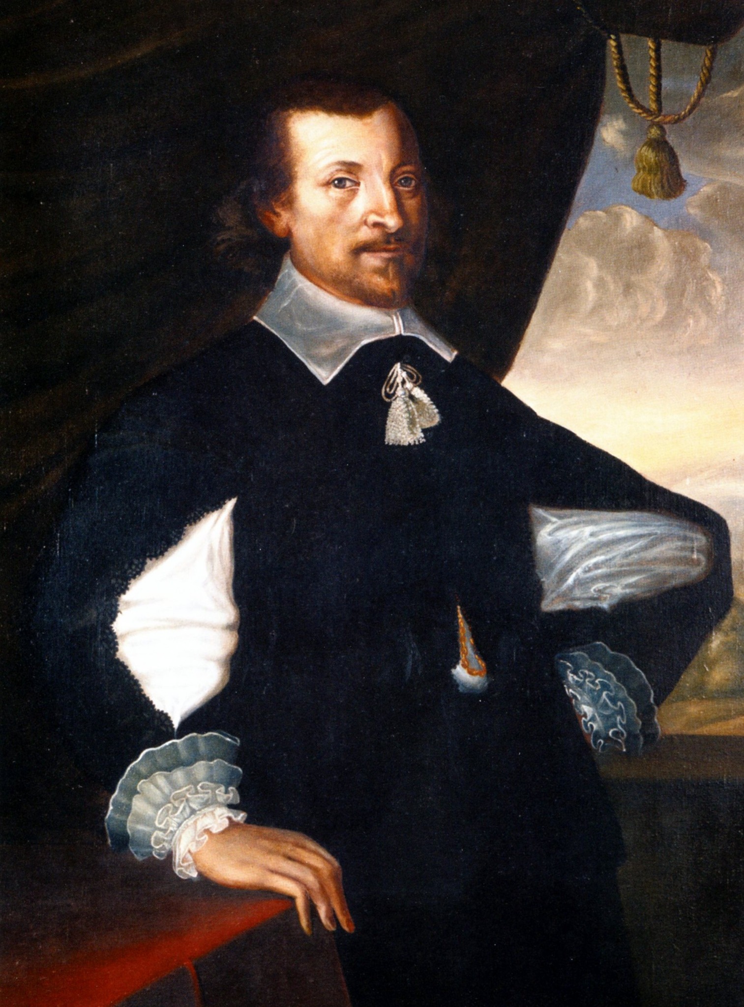 Historisches Gemälde Otto von Guerickes um 1650